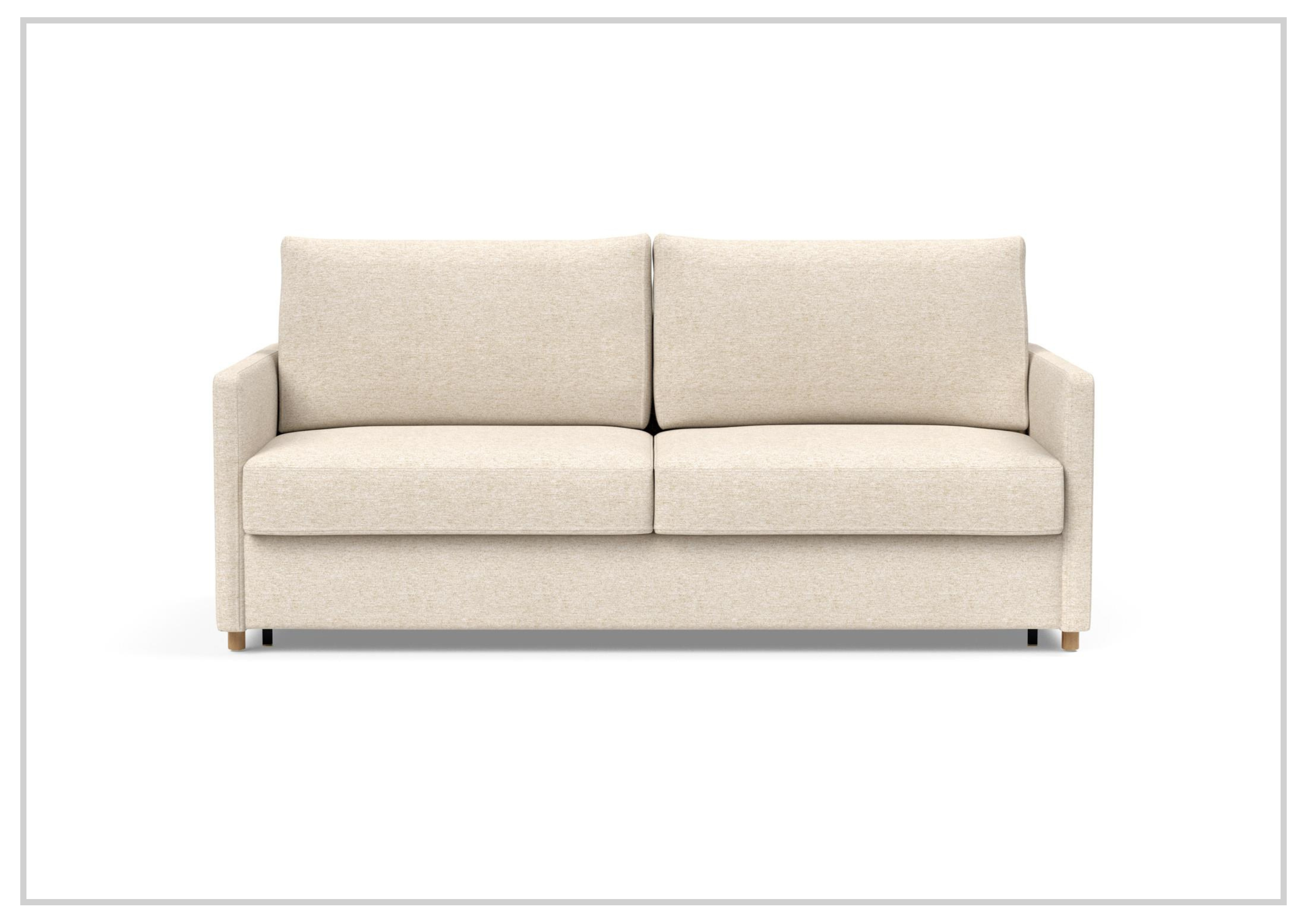 Innovation Living Neah Fabric 2-Seater King Size Sleeper Sofa Bed - Convertible Comfort for Small Spaces & Guest Rooms