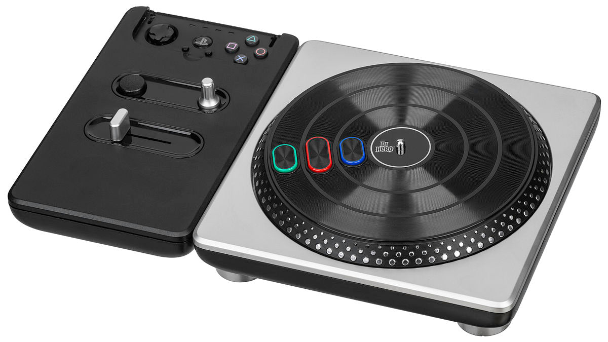 DJ Hero Wireless Turntable Controller for PS2 & PS3 - Professional DJ Gaming Accessory for Music Lovers & Party Entertainment