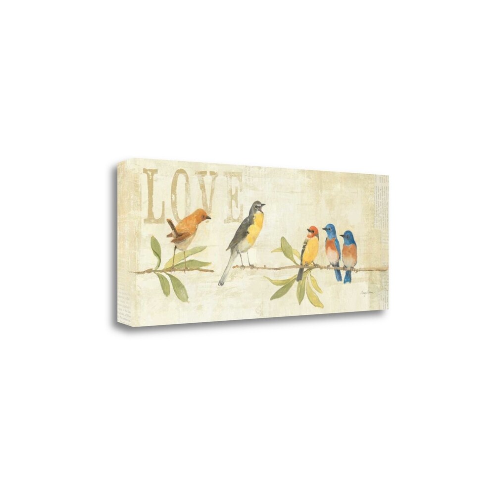 Avery Tillmon Adoration Of The Magpie Panel I Gallery Wrap Canvas Art - Perfect for Living Room, Bedroom & Office Wall Decor