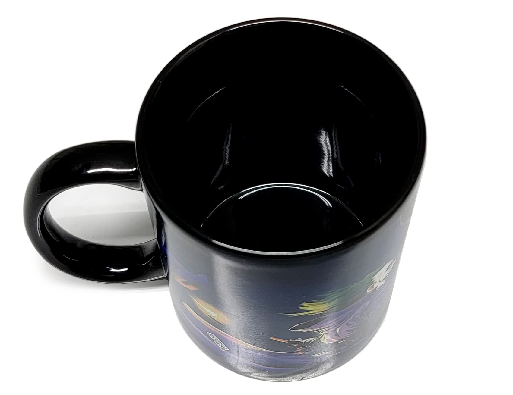 Batman vs Joker 11oz Ceramic Black Coffee Mug - DC Comics Superhero Gift with Full Wrap Around Artwork - Perfect for Superhero Fans, Office Use, and Collectors - Comes in Protective Foam Gift Box