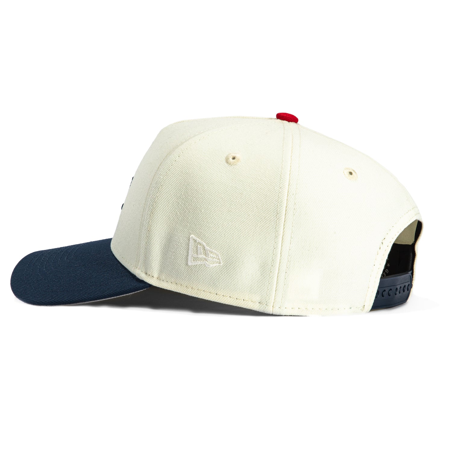 New Era 9Forty A-Frame Los Angeles Dodgers Korea Flag Patch Snapback Hat - White, Navy, Red | Adjustable Baseball Cap for Men & Women | Perfect for Baseball Games, Streetwear Fashion & Gift Giving