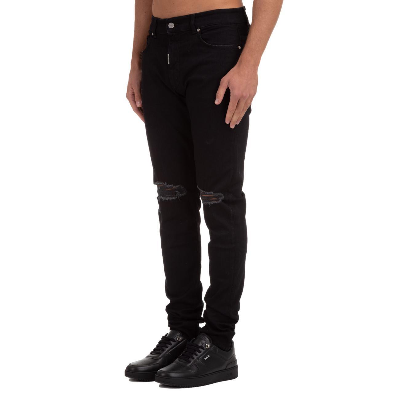 REPRESENT Destroyer Black Jeans for Men - High-Quality Slim Fit Denim Pants | Perfect for Casual Wear, Street Style & Night Out