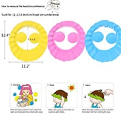 SPARSHMART Baby Bathing Cap - Soft Shower Protection for Infants, Toddler Bath Cap for Gentle Hair Care - Perfect for Baby Showers, Bath Time & Swimming