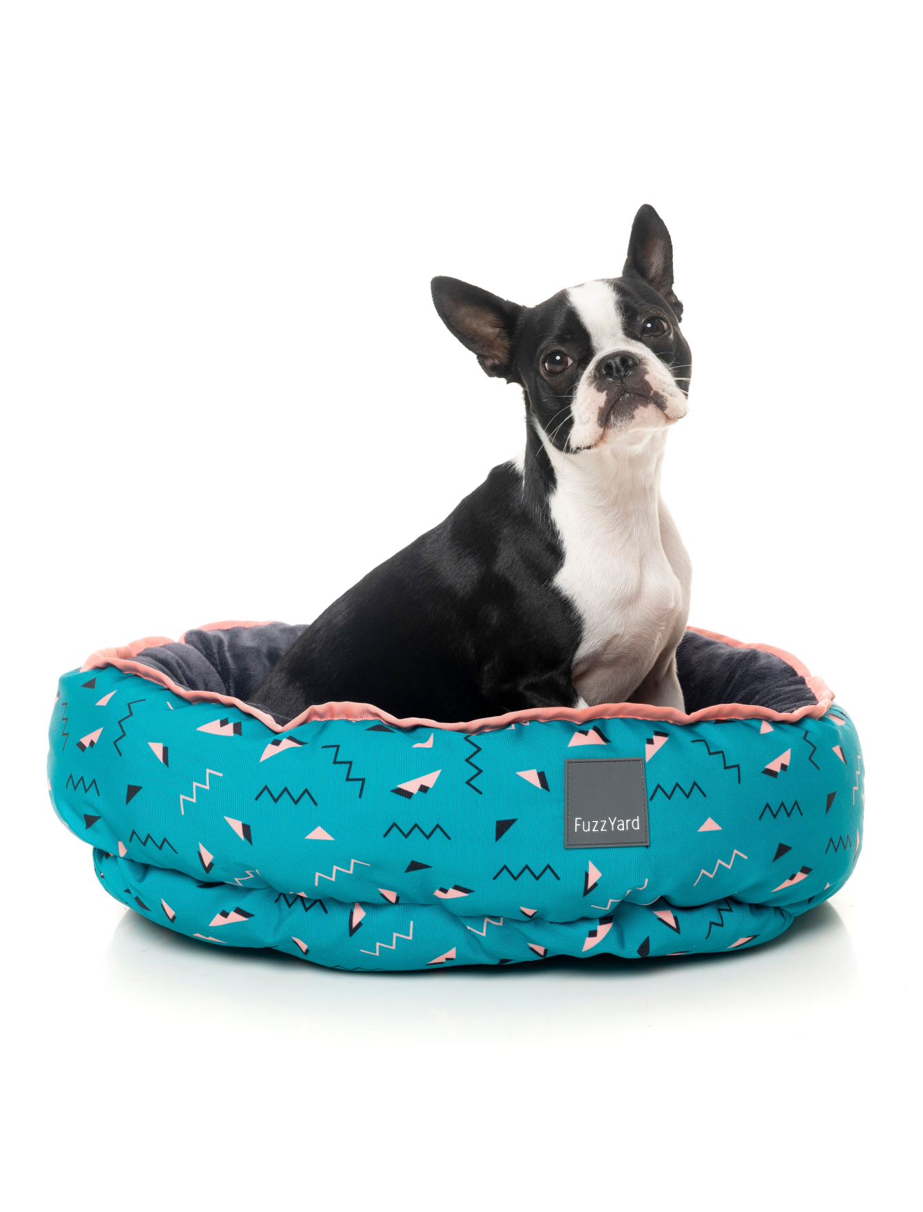 Fuzzyard Reversible Dog & Cat Bed - Sorrento Pattern, Soft & Cozy Pet Bed for Small Medium Large Dogs & Cats, Perfect for Living Room, Bedroom, or Crate