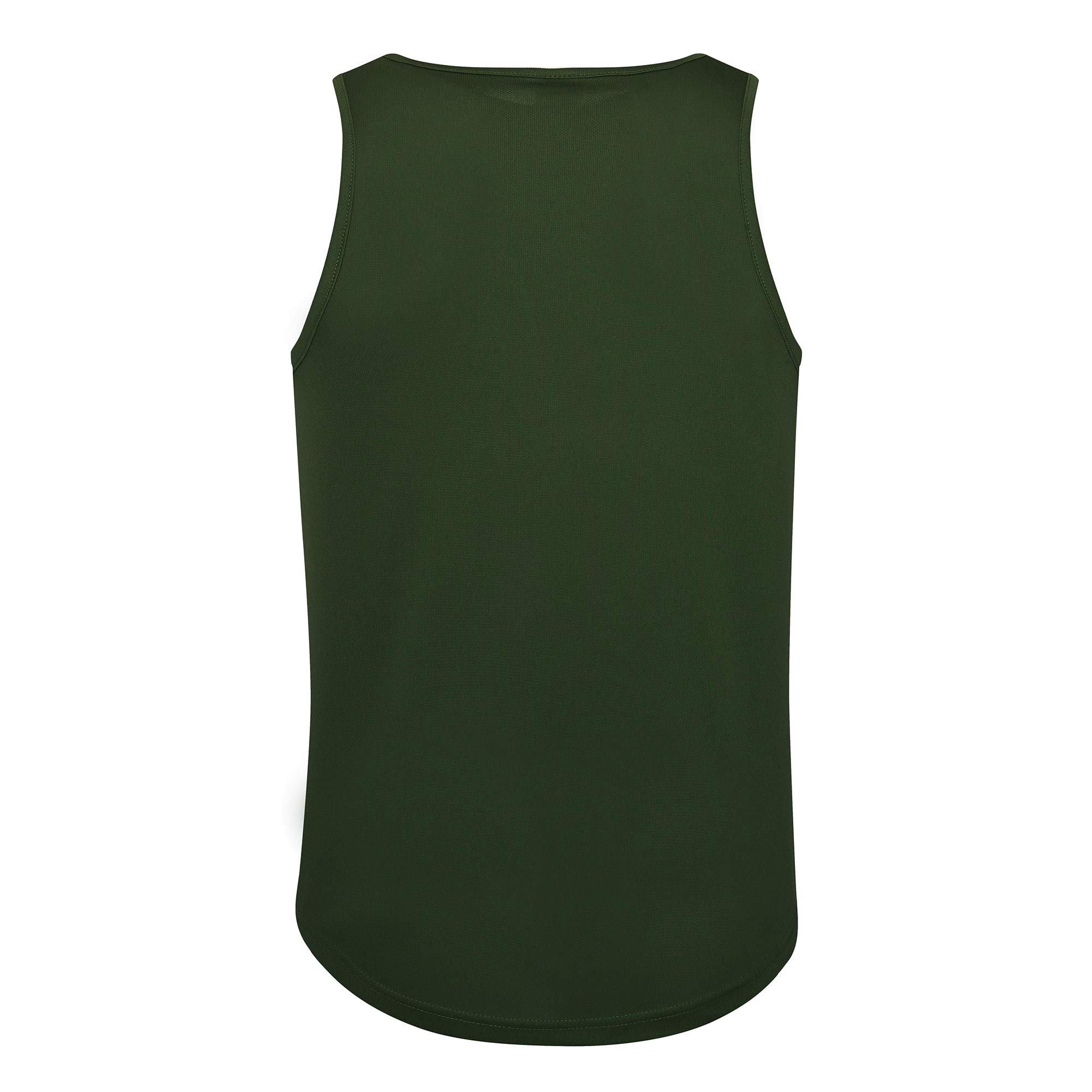 Just Cool Men's Athletic Gym Tank Top - Breathable Workout Shirt for Running, Training & Fitness