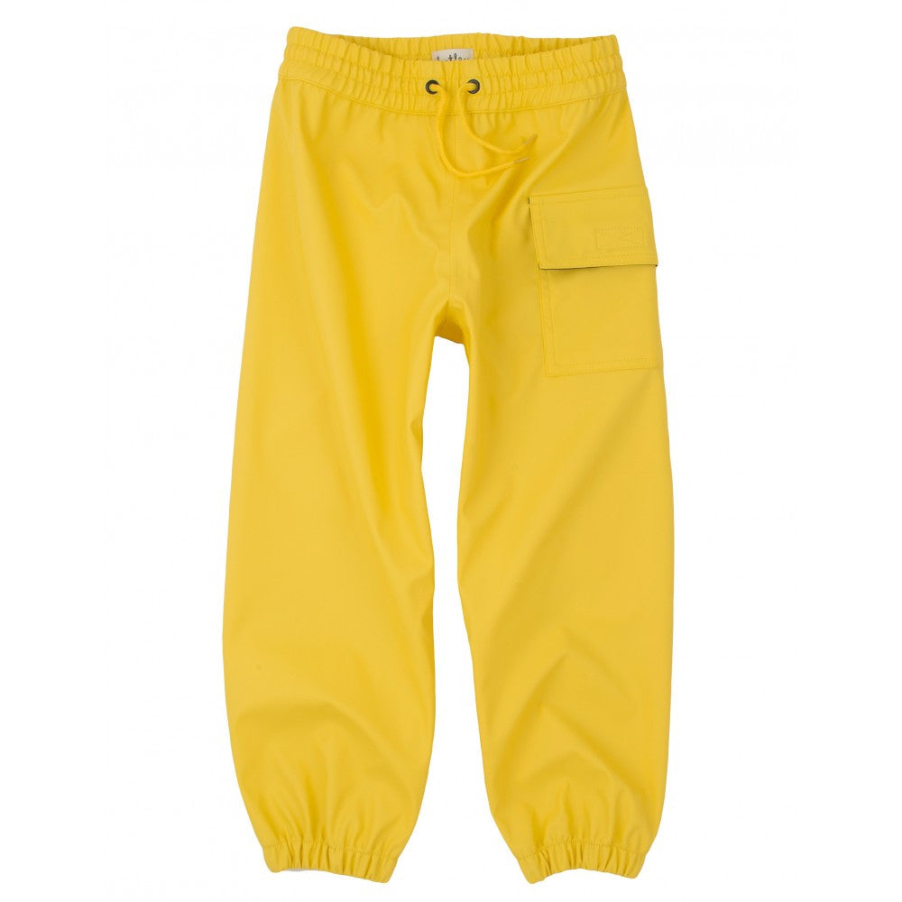Hatley Classic Yellow Splash Pant - Waterproof Rain Pants for Kids & Toddlers - Perfect for Outdoor Play, Rainy Days & School Commutes