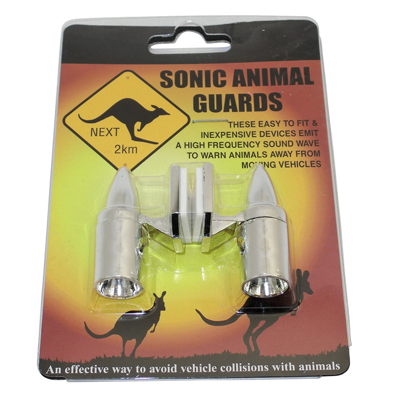 Chrome Sonic Animal Repeller - AR02 Ultrasonic Pest Control Device for Gardens, Yards & Homes | Effective Against Dogs, Cats & Rodents