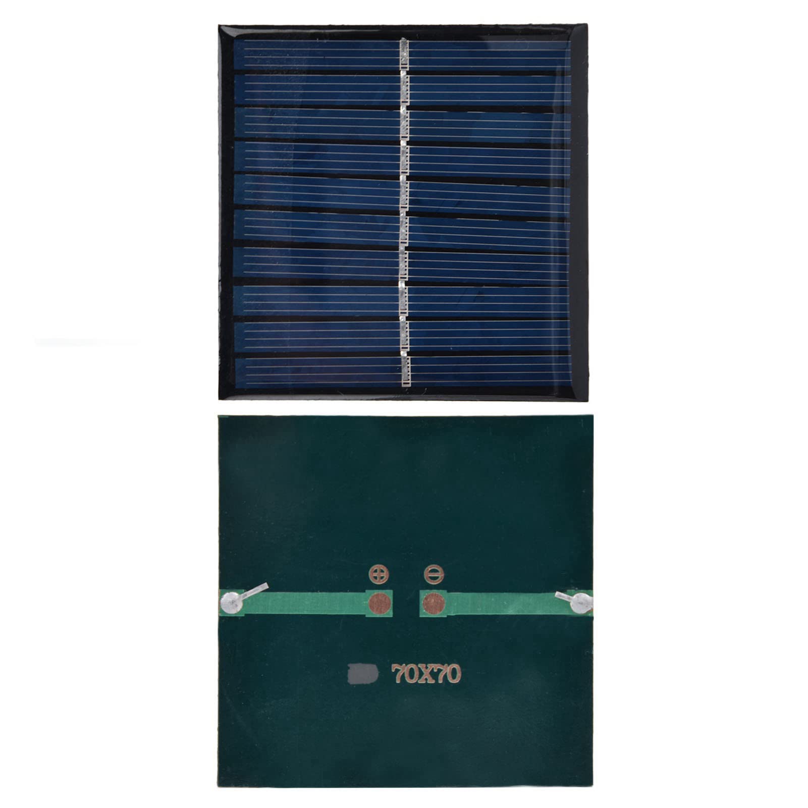 Demeras Mini Solar Panel 5V 140mA - High Efficiency Sun Energy Converter with Epoxy Encapsulation for Low Power Devices | Perfect for Outdoor Gadgets, DIY Projects & Emergency Charging