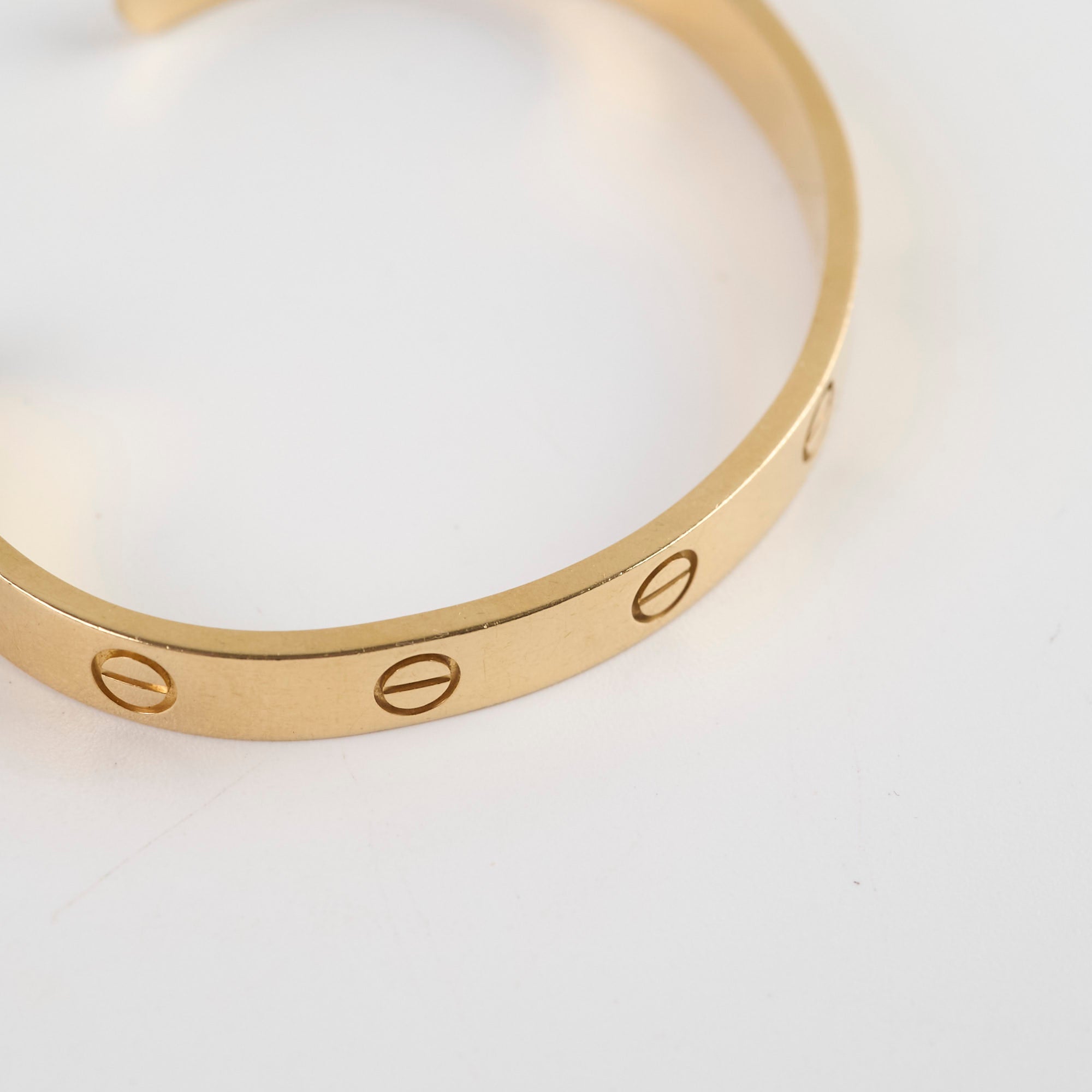 Cartier Love Bracelet Cuff - 18K Yellow Gold Size 17 (CRB6032417) | Luxury Jewelry Gift for Women, Anniversary & Wedding - Perfect for Special Occasions & Everyday Elegance