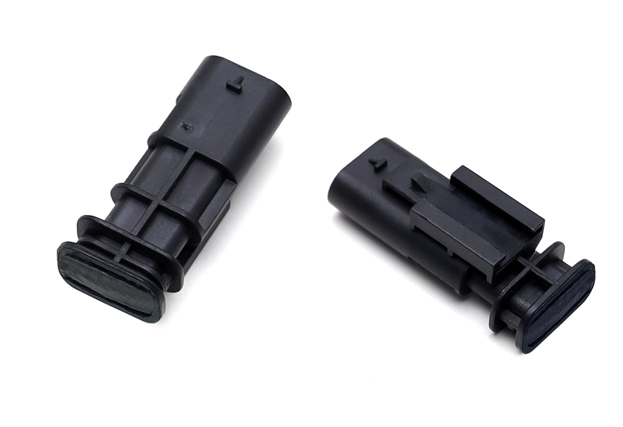 2-Piece 3 Pin Exhaust Valve Plug Cover Protector Caps - Compatible with Audi, VW, Porsche, Ford, Dodge - Perfect for Engine Protection & Performance Tuning