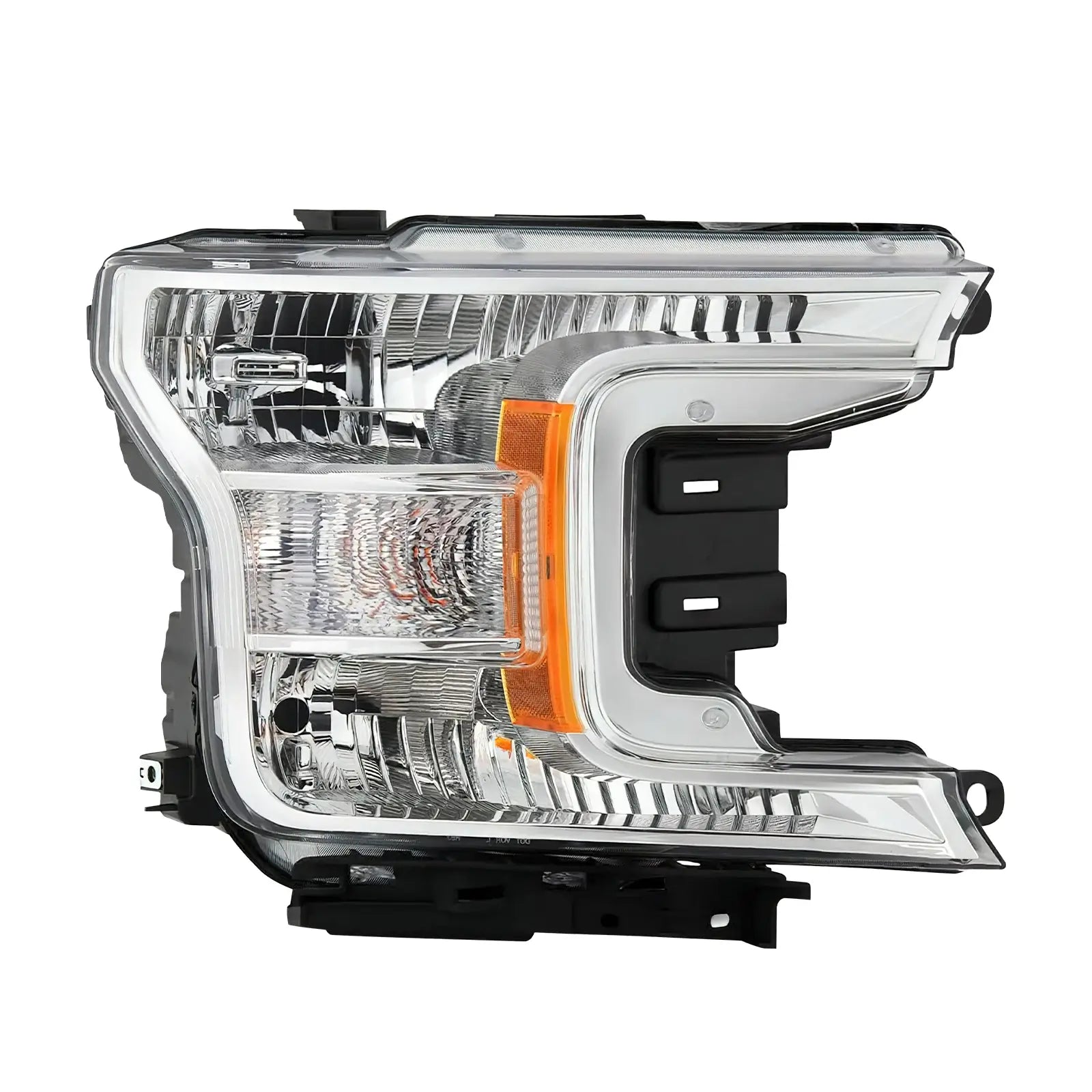 LOYO Headlight Assembly Replacement for 2018-2020 Ford F150 - OE Style Halogen Headlamps (Passenger & Driver Side) - Perfect for Night Driving & Off-Road Adventures