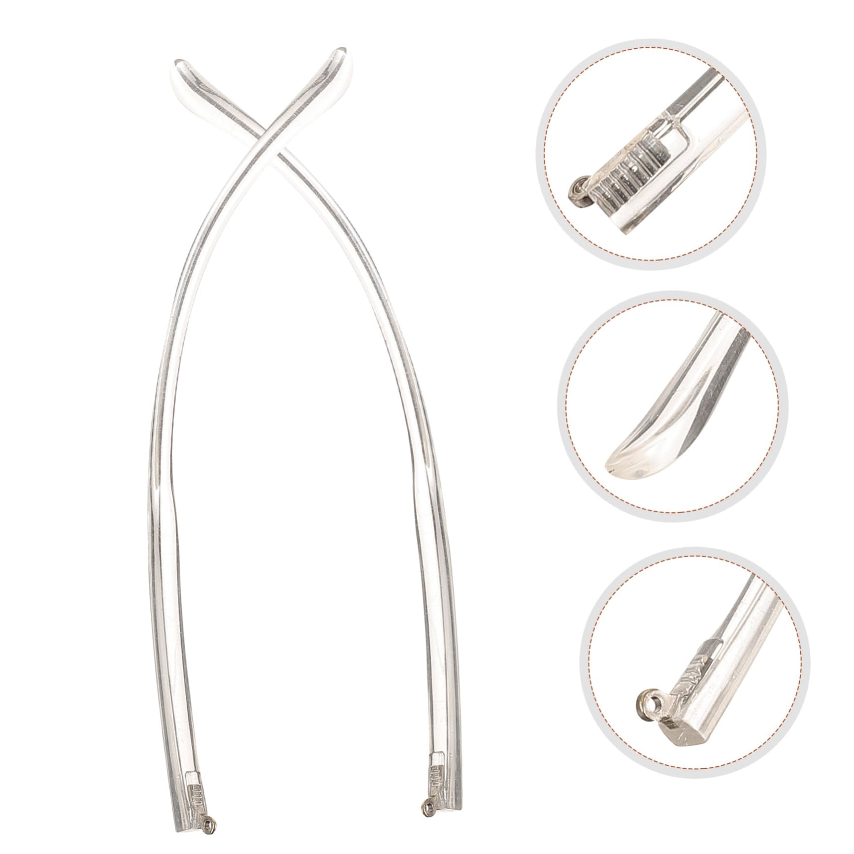 WOFASHPURET Glasses Replacement Arms - 1 Pair Metal & Acrylic Sunglass Legs for Eyewear Frame Repair Kit | Perfect for Broken Glasses, Sunglasses, and Optical Frame Repairs at Home or Office