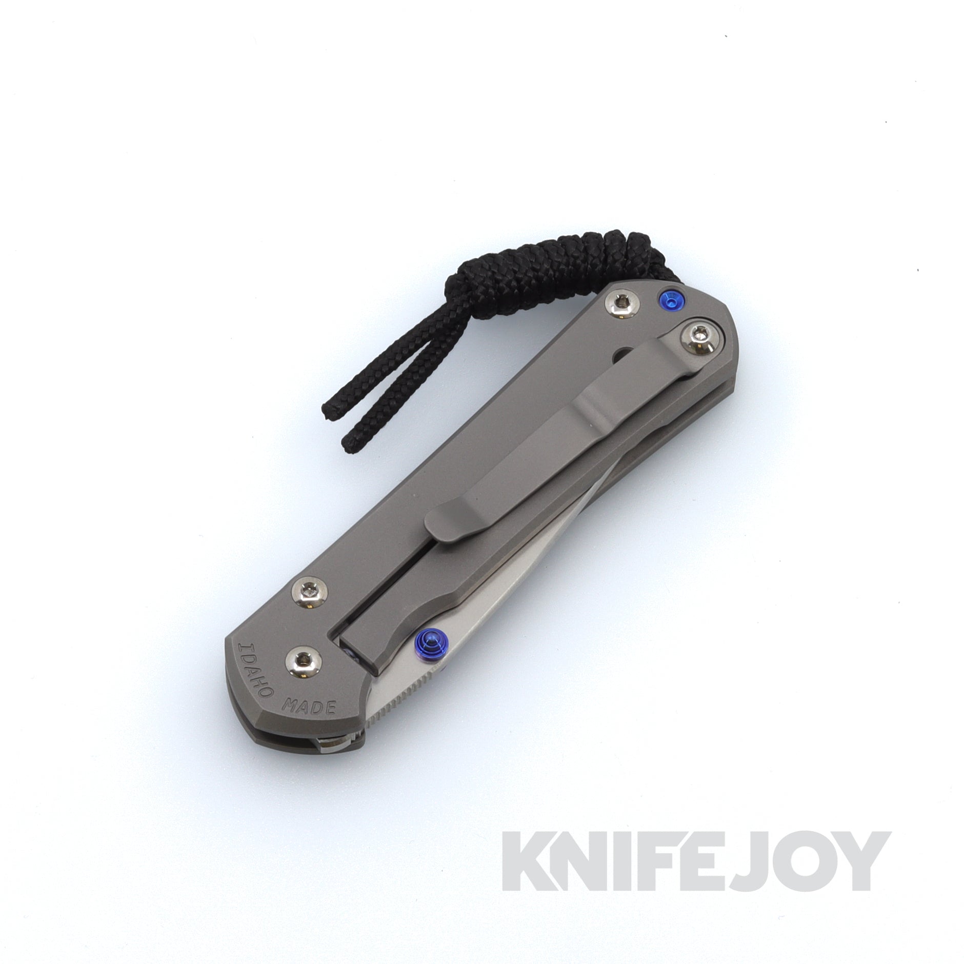 Chris Reeve Knives Small Sebenza 31 Left Hand EDC Folding Pocket Knife - MagnaCut Drop Point Blade & Glass Blasted Titanium Handles - Perfect for Outdoor, Camping, and Everyday Carry
