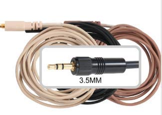 Galaxy Audio CBLATBK Headset Microphone Cable for Audio-Technica ESM8 & HSM8 - Perfect for Live Performances, Podcasting & Studio Recording