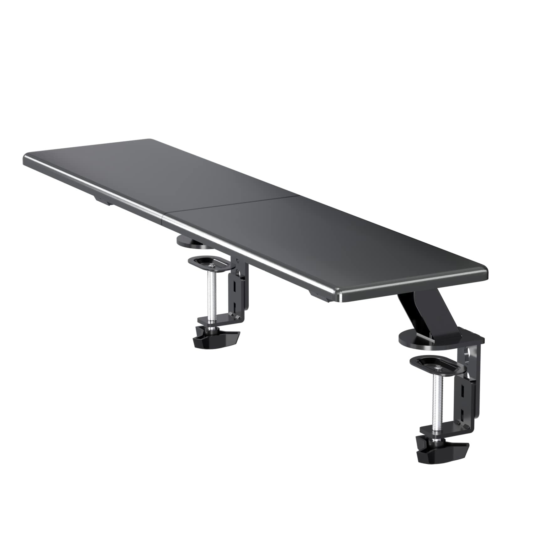 Suptek 32 Inch Dual Monitor Desk Mount Riser Shelf - Adjustable Computer Stand for 2 Monitors, Laptop, Printer, Notebook (32.2” x 7.8” x 5.7”) - Perfect for Home Office, Gaming Setup & Workspace Organization