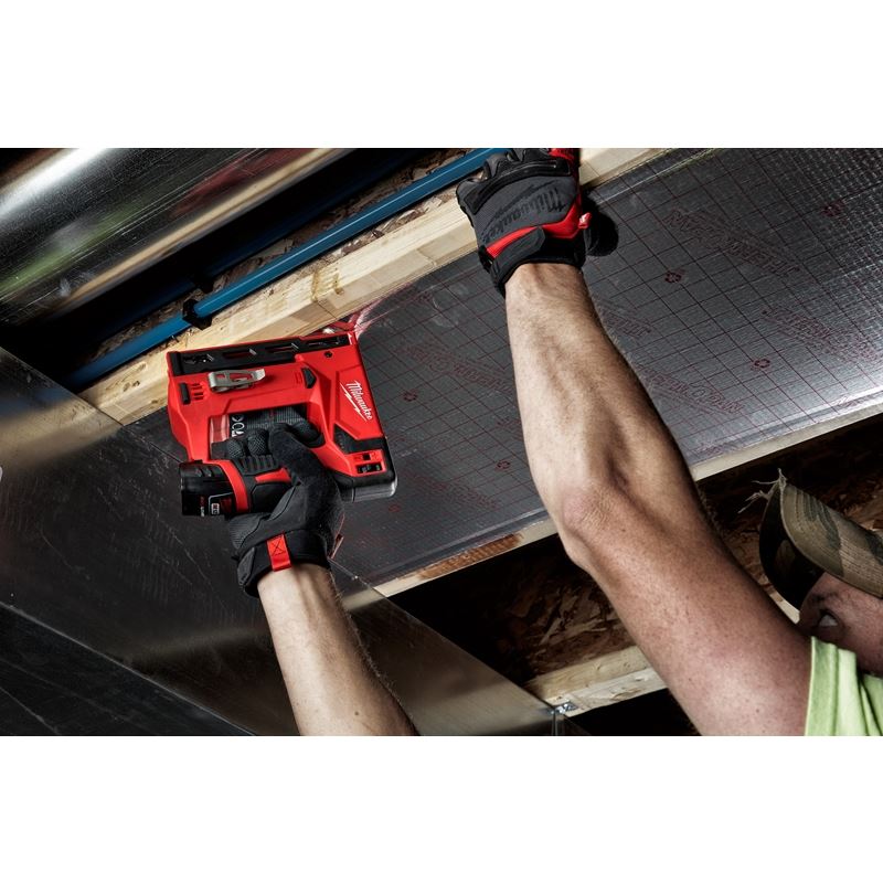 20V M12 12-Volt Lithium-Ion Cordless 3/8-Inch Crown Stapler (Tool Only) - Perfect for DIY Projects, Upholstery, and Home Repairs