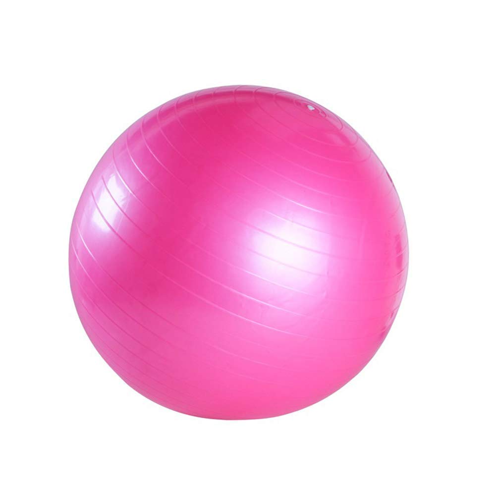 YANQING 55cm Exercise Ball Chair with Stability Base - Fitness & Pilates Ball for Home Gym, Office & Workouts - Includes Resistance Bands, Workout Poster & Pump - Improves Balance, Core Strength & Posture for Men & Women - Blue - Perfect for Yoga, Pilates & Home Office Ergonomic Seating