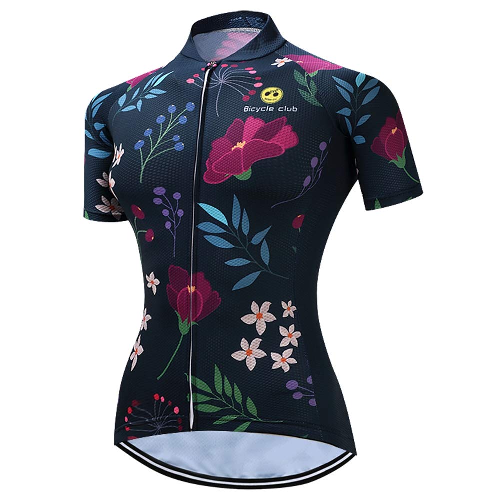 Women's Mountain Bike Jersey - Breathable Quick-Dry Cycling Shirt with UV Protection for Outdoor Riding & Trail Adventures
