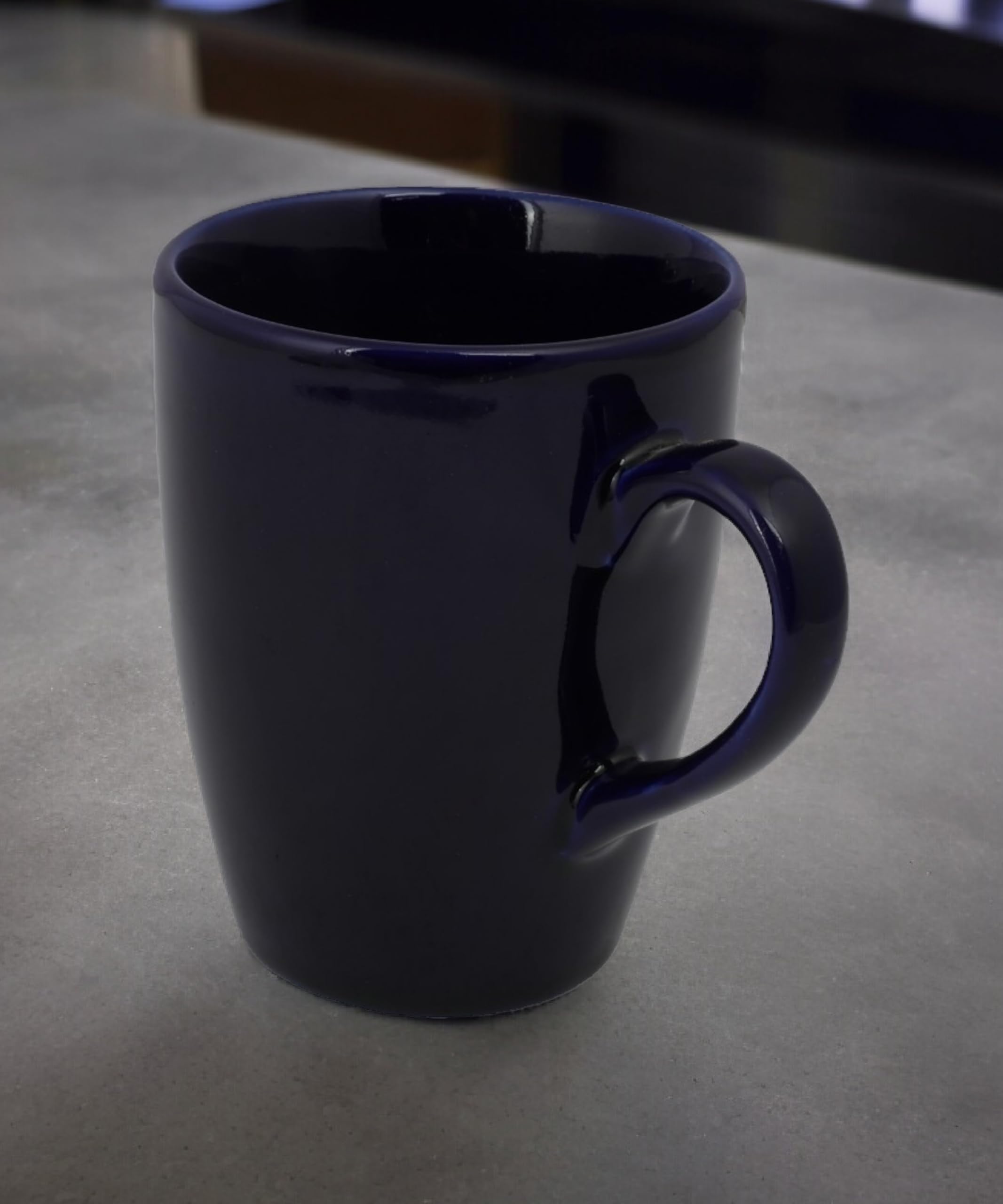 SPHINX Handcrafted Ceramic Coffee Mug & Tea Cup - Microwave Safe Stoneware for Daily Use, Gifts, Corporate Gifting - Elegant Blue (1 Piece) - Perfect for Home, Office & Coffee Shops