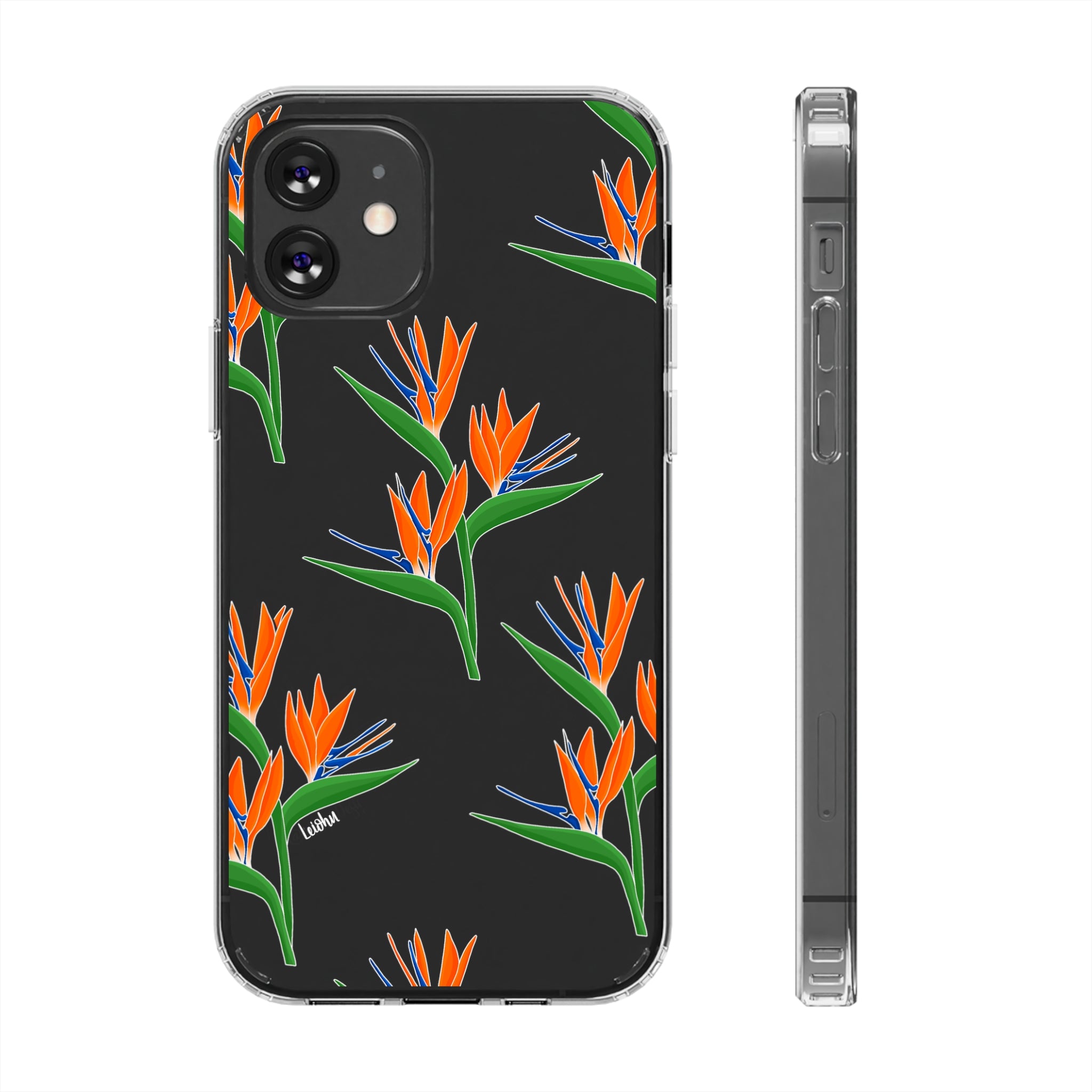 Bird of Paradise Clear Phone Case - Durable Protective Cover for iPhone & Samsung - Perfect for Nature Lovers & Tropical Style
