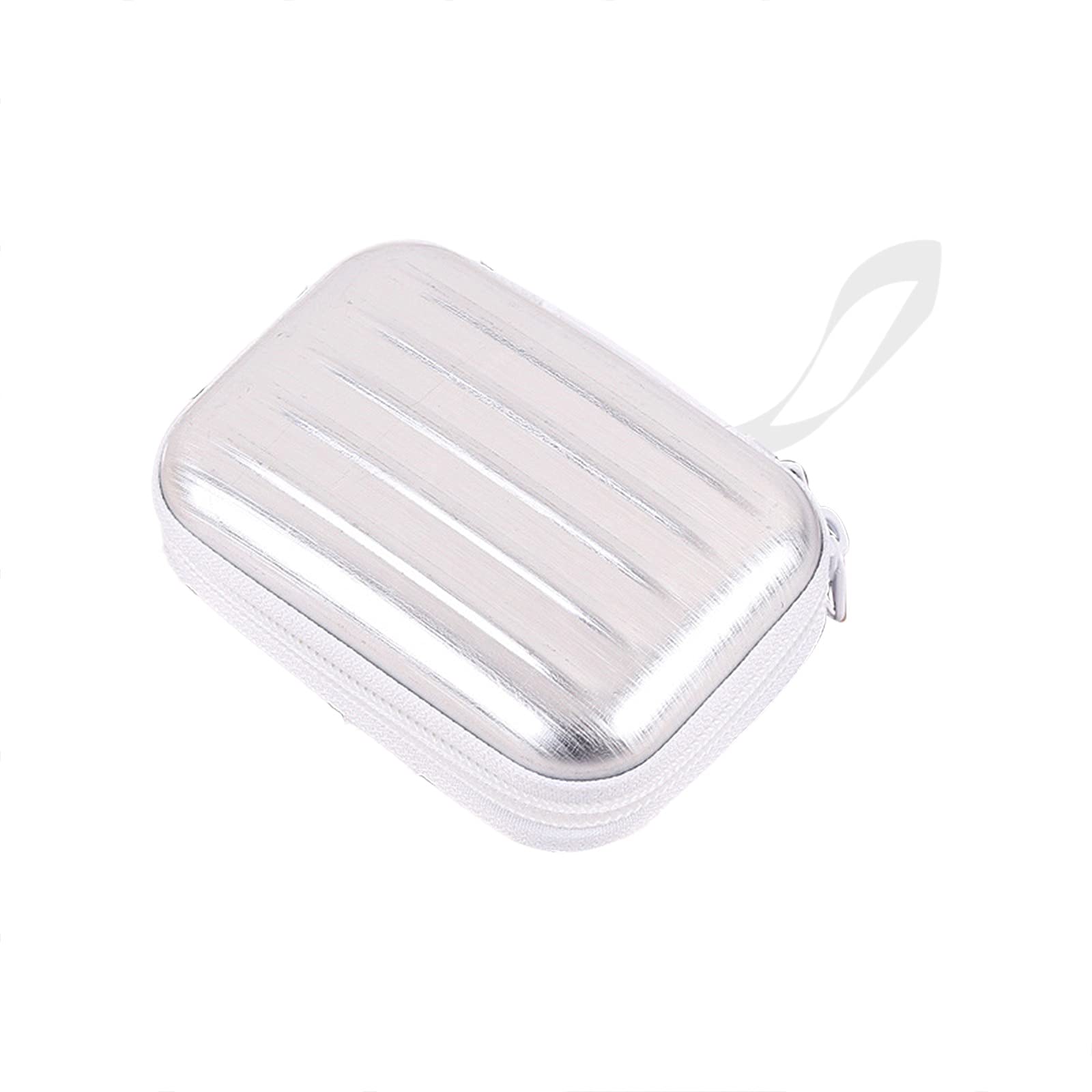 Vintage Jewelry Storage Box - Tinplate Rectangular Candy Coin Purse Case (White, One Size) | Perfect for Organizing Necklaces, Rings & Small Collectibles at Home or Travel