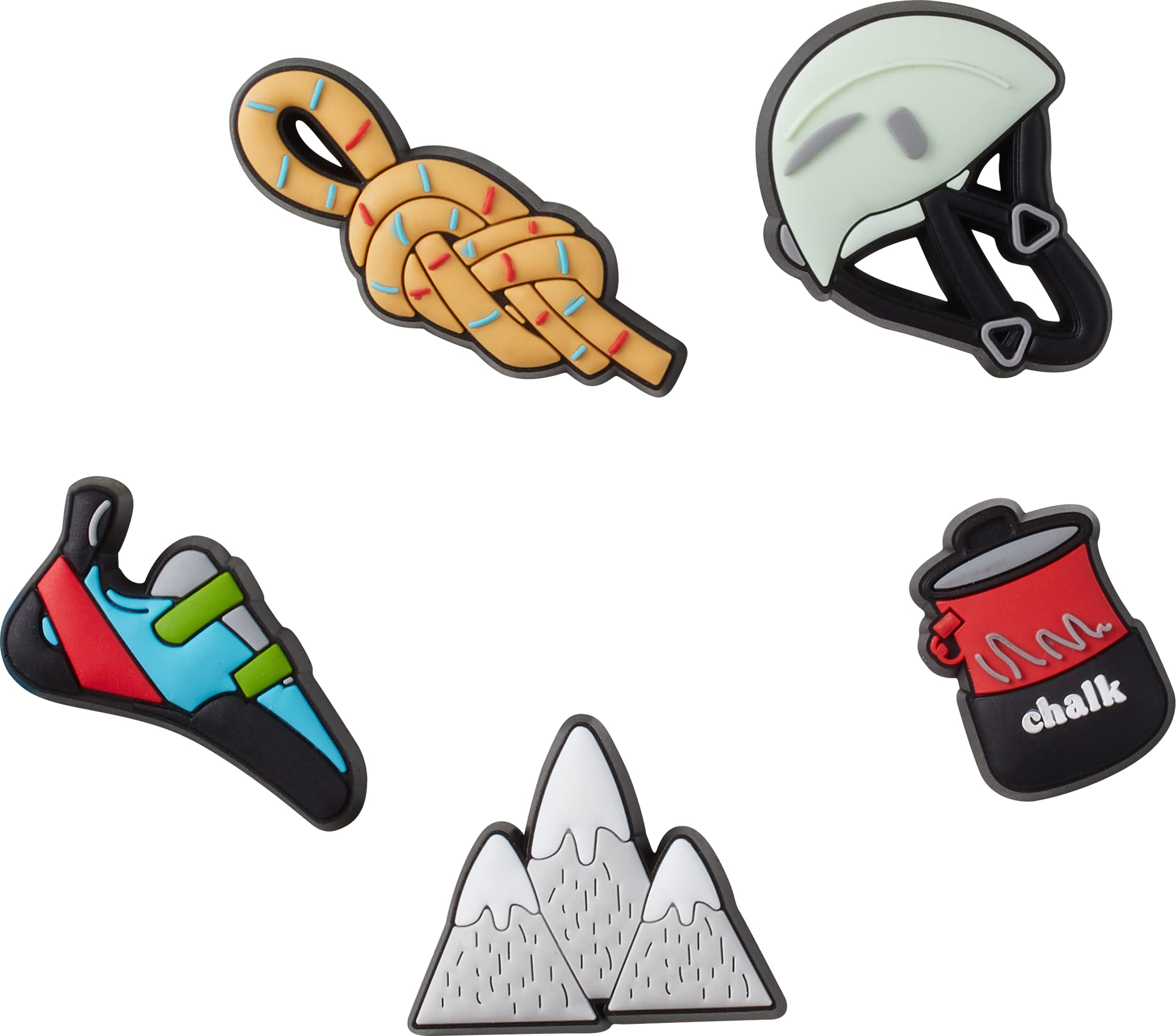 Crocs Jibbitz 5-Pack Sports Shoe Charms - Fun Decorative Accessories for Crocs Shoes | Perfect for Customizing Kids & Adults Footwear, School, Work & Casual Wear