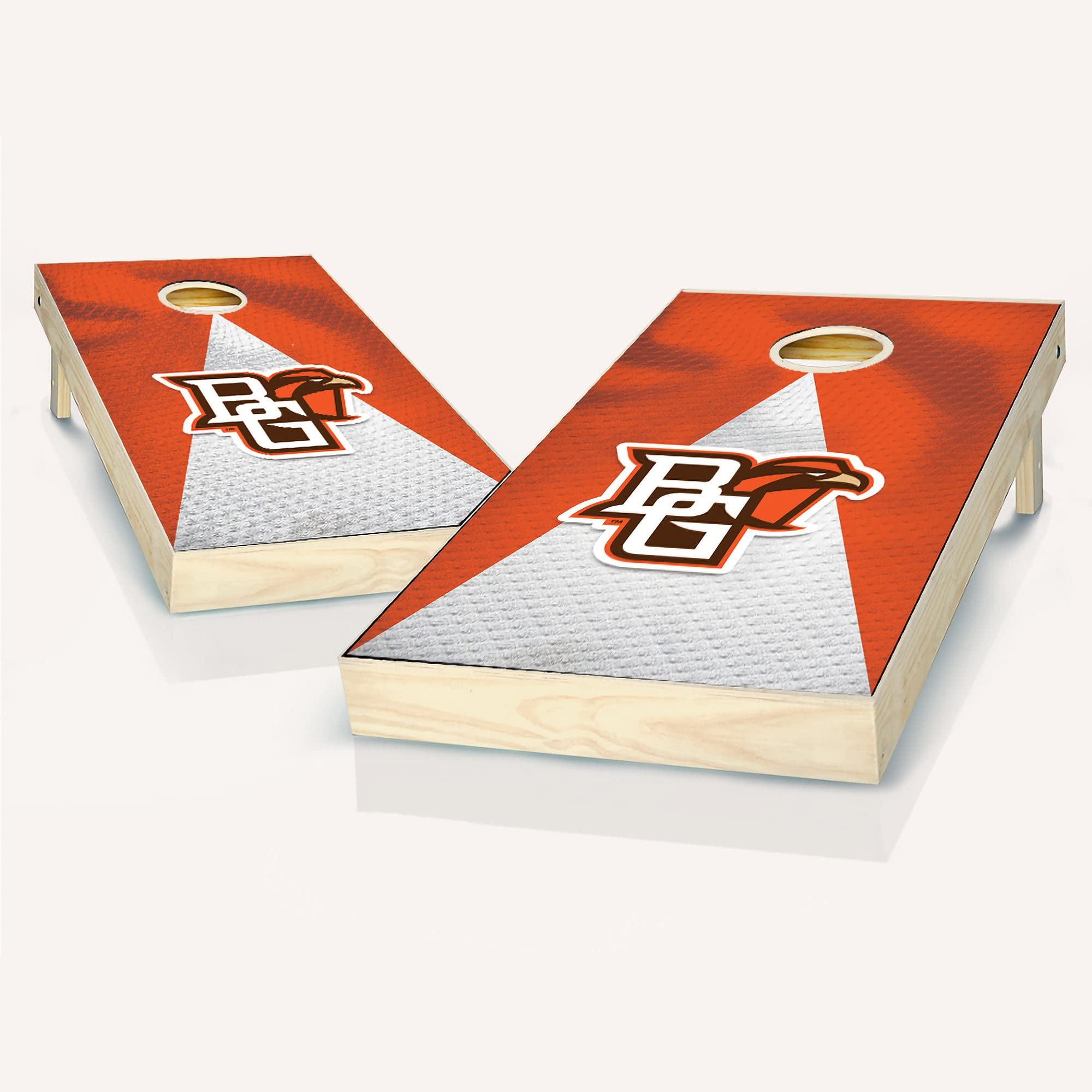 Bowling Green Jersey Cornhole Game Set - 2 Premium Wooden Cornhole Boards & 8 Bean Bags | Outdoor Lawn Games for Backyard, Tailgating, and Parties