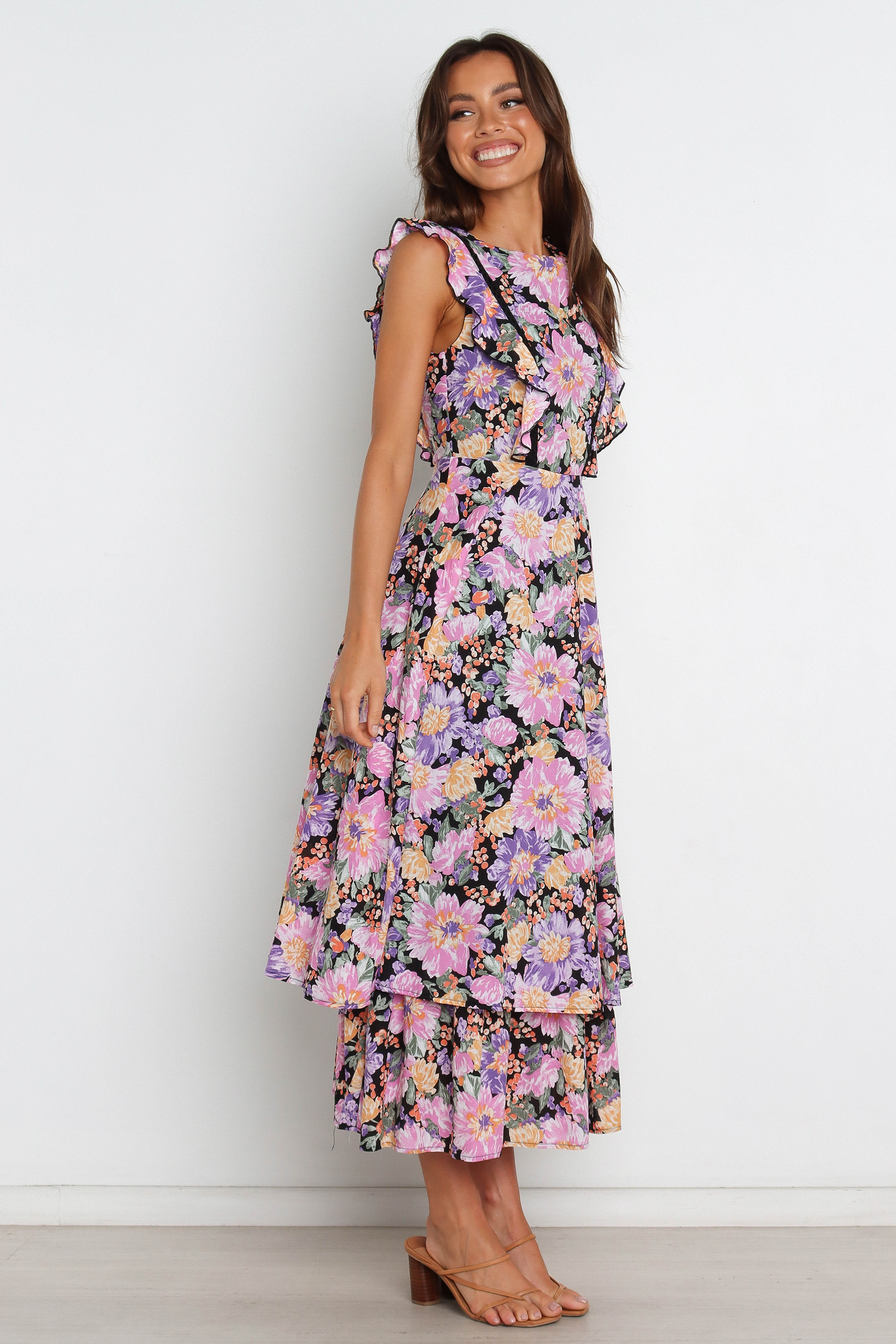 Delvita Women's Black Dress - Elegant & Comfortable for Casual Wear, Office, Parties & Special Occasions