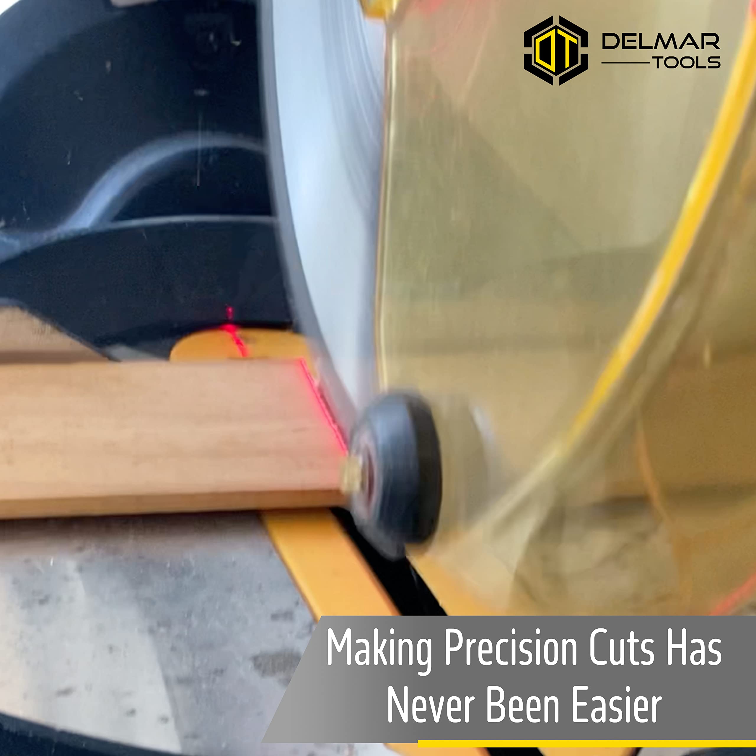 Portable Saw Laser Guide - Precision Cuts for Woodworking & DIY Projects