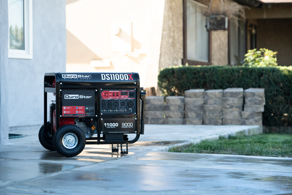 11,000 Watt Portable Gasoline Generator with CO Alert - Reliable Backup Power for Home, Camping & Emergency Use