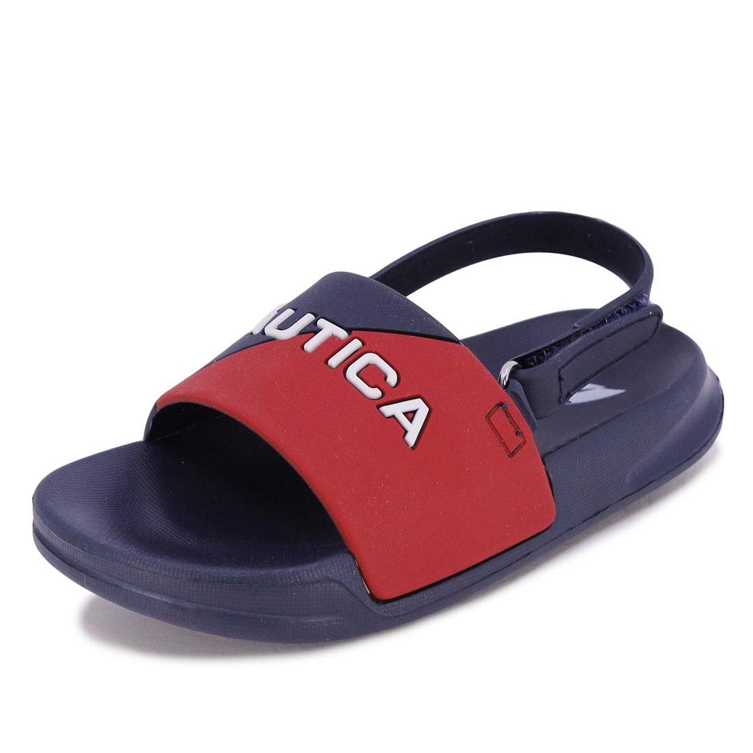 Nautica Kids Toddler-Infant Athletic Slide Pool Sandal for Boys & Girls | Waterproof, Comfortable & Durable | Perfect for Beach, Pool & Summer Outdoor Activities