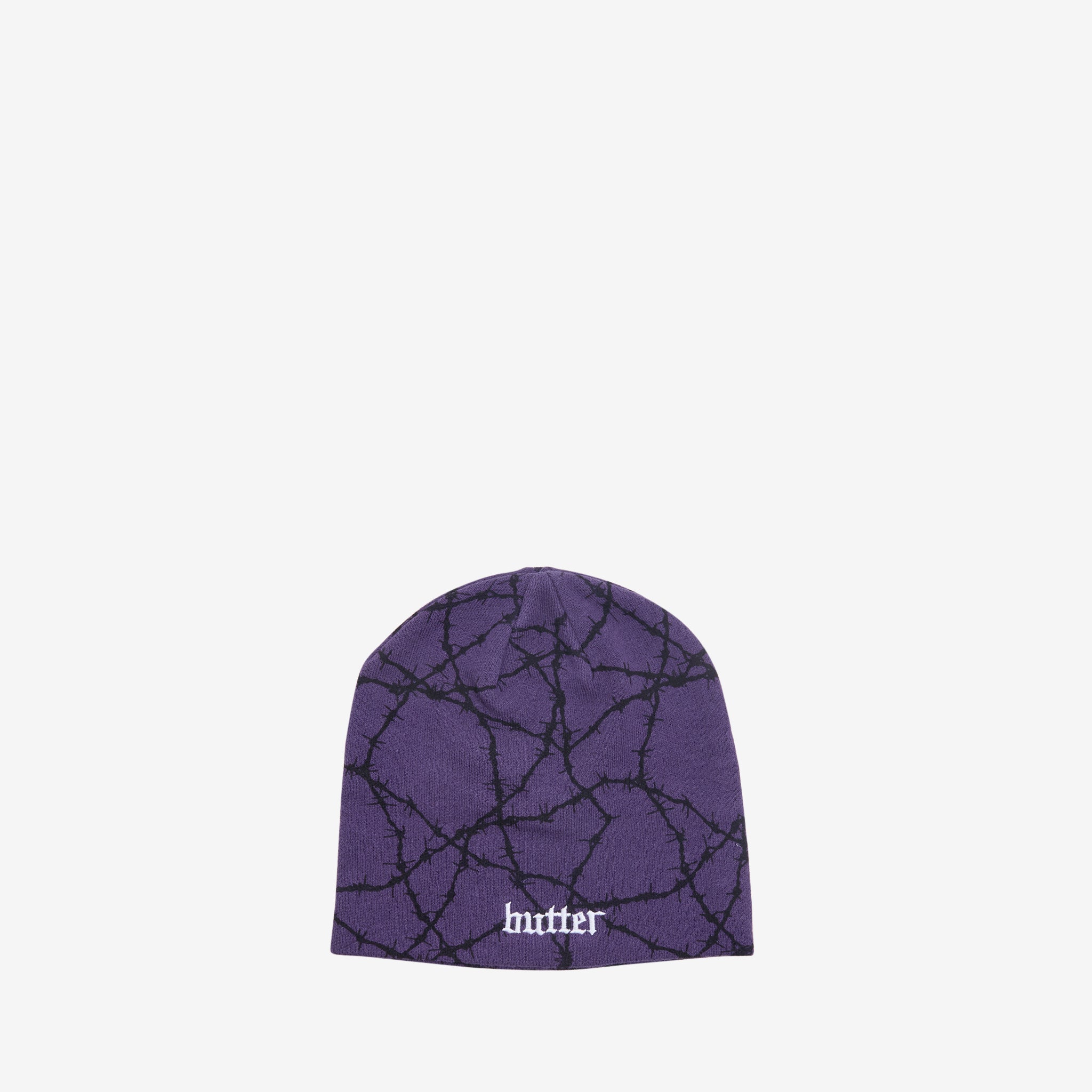 Purple Wired Skully Beanie - Warm Winter Hat for Men & Women - Perfect for Skiing, Snowboarding & Outdoor Activities