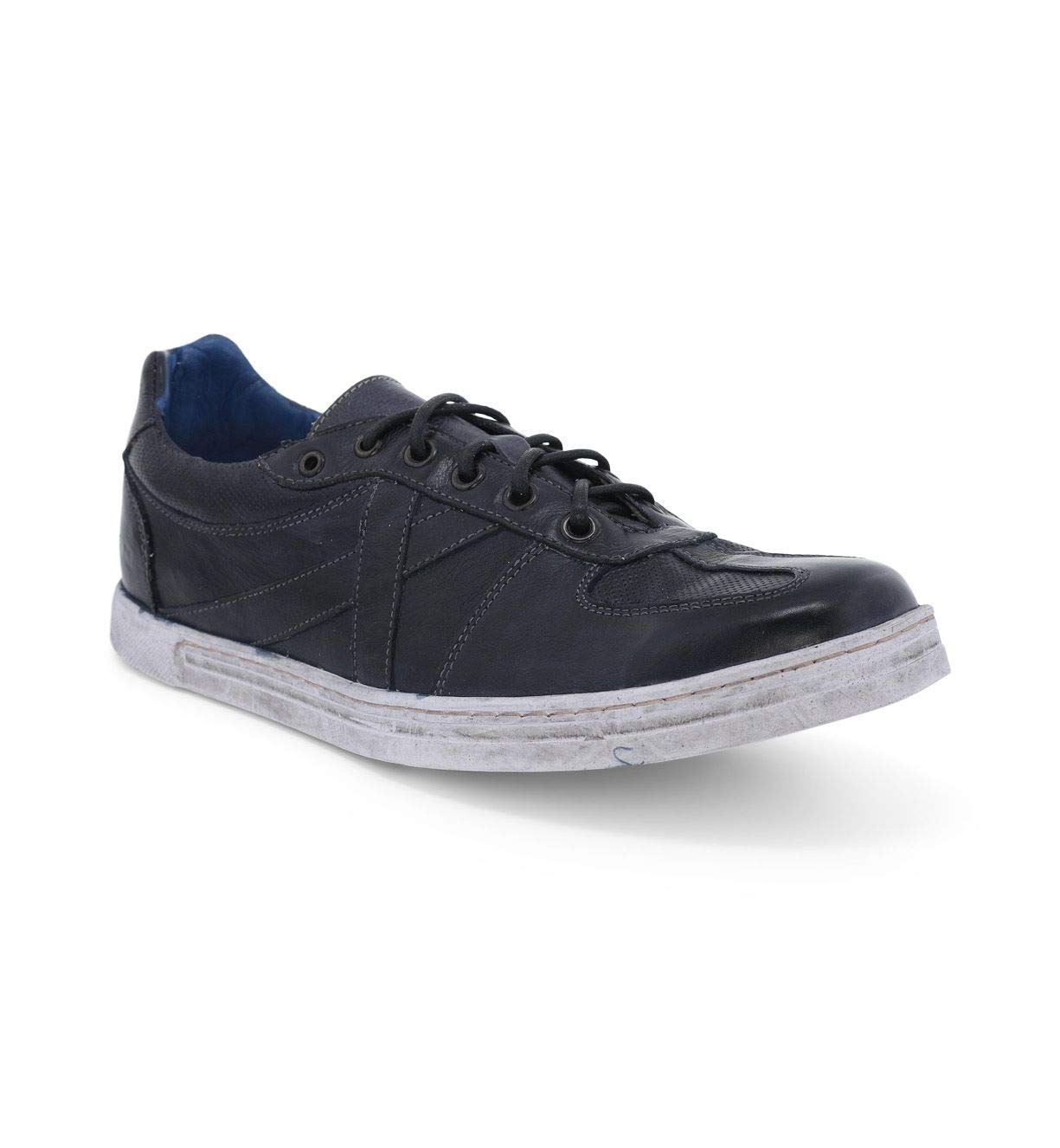 Bed|Stu Men's Muller Leather Sneakers - Casual Comfort Shoes for Walking, Travel & Everyday Wear - Stylish Vintage-Inspired Sneakers for Men