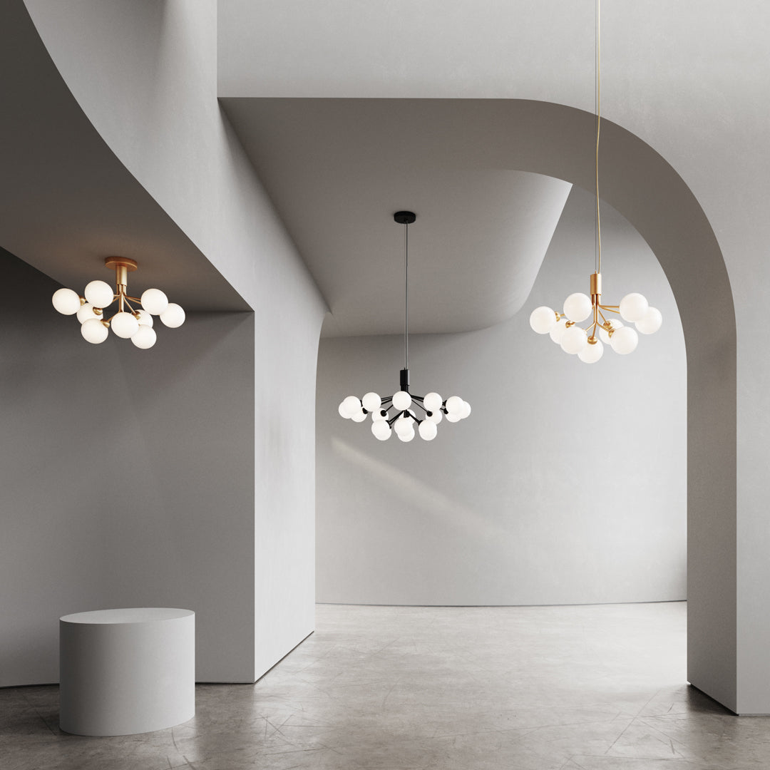 Apiales 9-Inch Modern Ceiling Light Fixture - Energy Efficient LED Flush Mount for Bedroom, Living Room & Kitchen Lighting