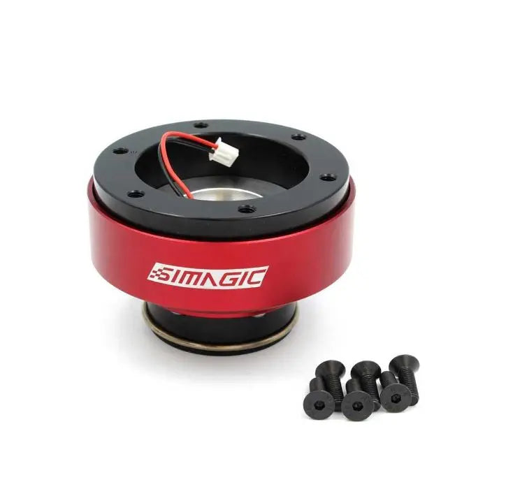 Simagic 70mm Quick Release Steering Wheel Adapter - Compatible with Racing & Drift Simulators - Perfect for Gaming, VR, and Professional Racing Setups