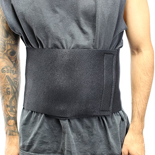 Lastworld 8-Inch Black Waist Trainer Belt for Women - Tummy Trimmer Slimming Girdle, Postpartum Body Shaper & Weight Loss Workout Belt - Perfect for Gym, Yoga & Everyday Wear