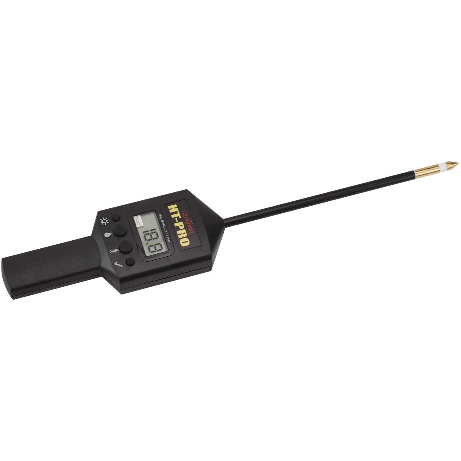 Agratronix 07121 HT-PRO Portable Hay Moisture Tester with 10-Inch Probe | Fast & Accurate Forage Testing | Perfect for Farmers & Hay Producers