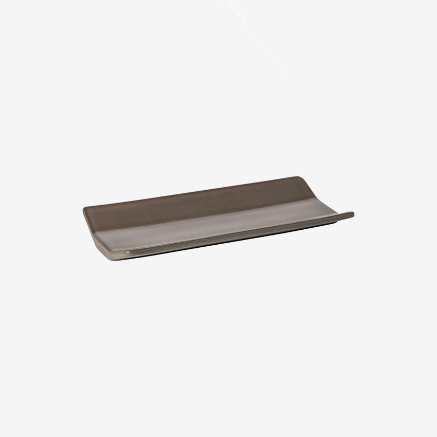 Costa Nova Coastland Rectangular Serving Plate Tray - Elegant Dinnerware for Entertaining, Buffets, and Home Decor