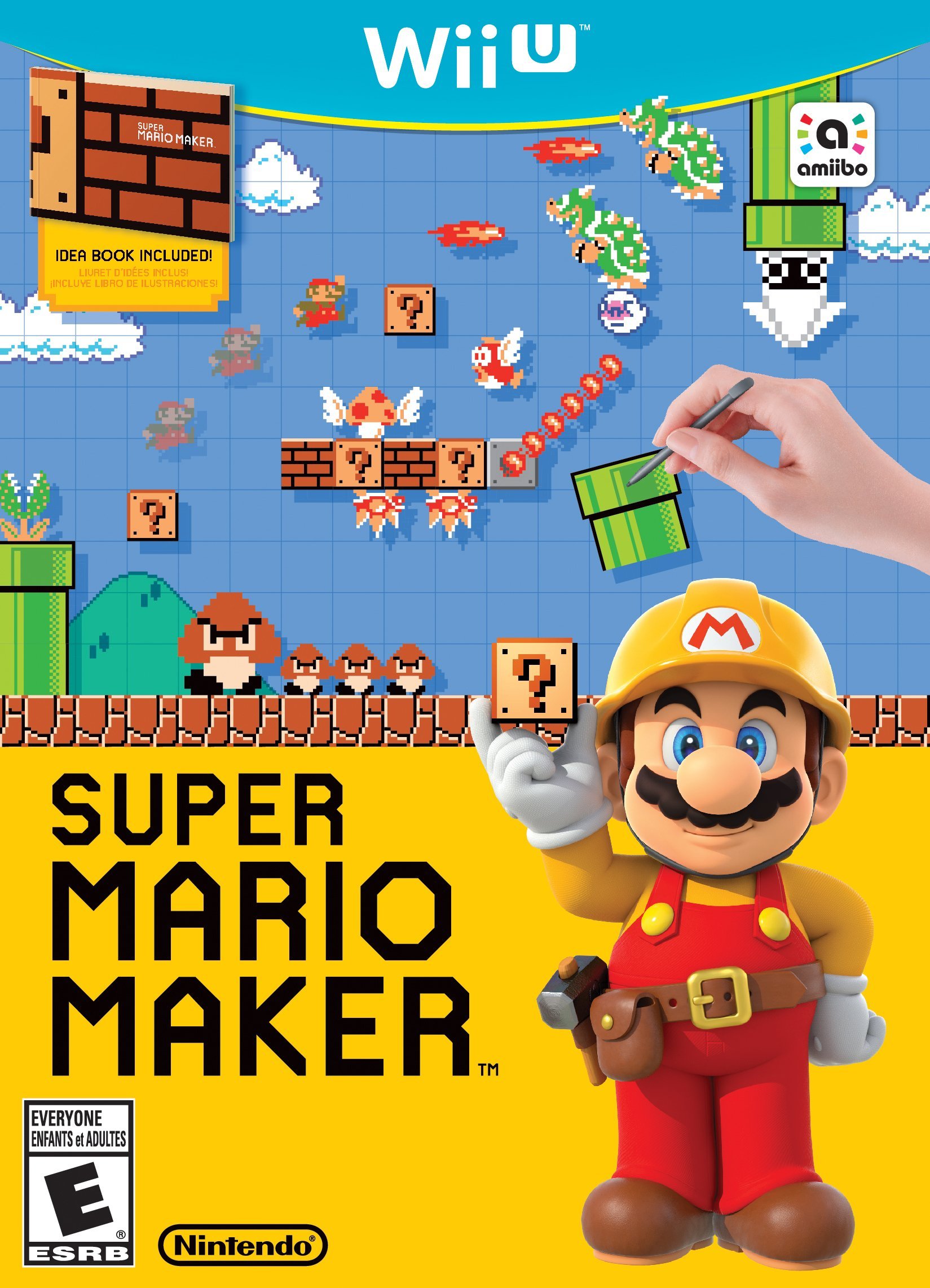 Refurbished Super Mario Maker Game for Nintendo Wii U - Create & Share Custom Levels | Perfect for Family Fun & Gaming Enthusiasts