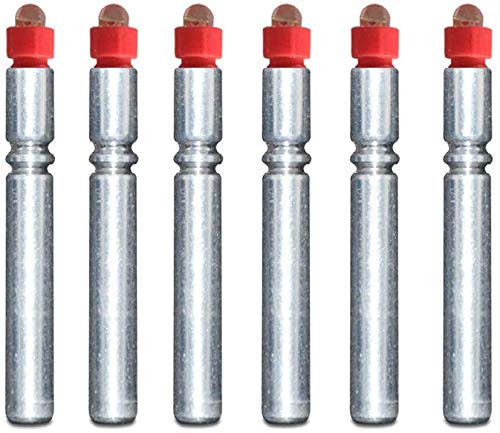 LED Lighted Fishing Bobbers - 6PCS Glow in Dark Bobber Floats for Night Fishing, Pen Lights & Arrow Nocks - Perfect for Crappie, Walleye & Ice Fishing Gear Accessories