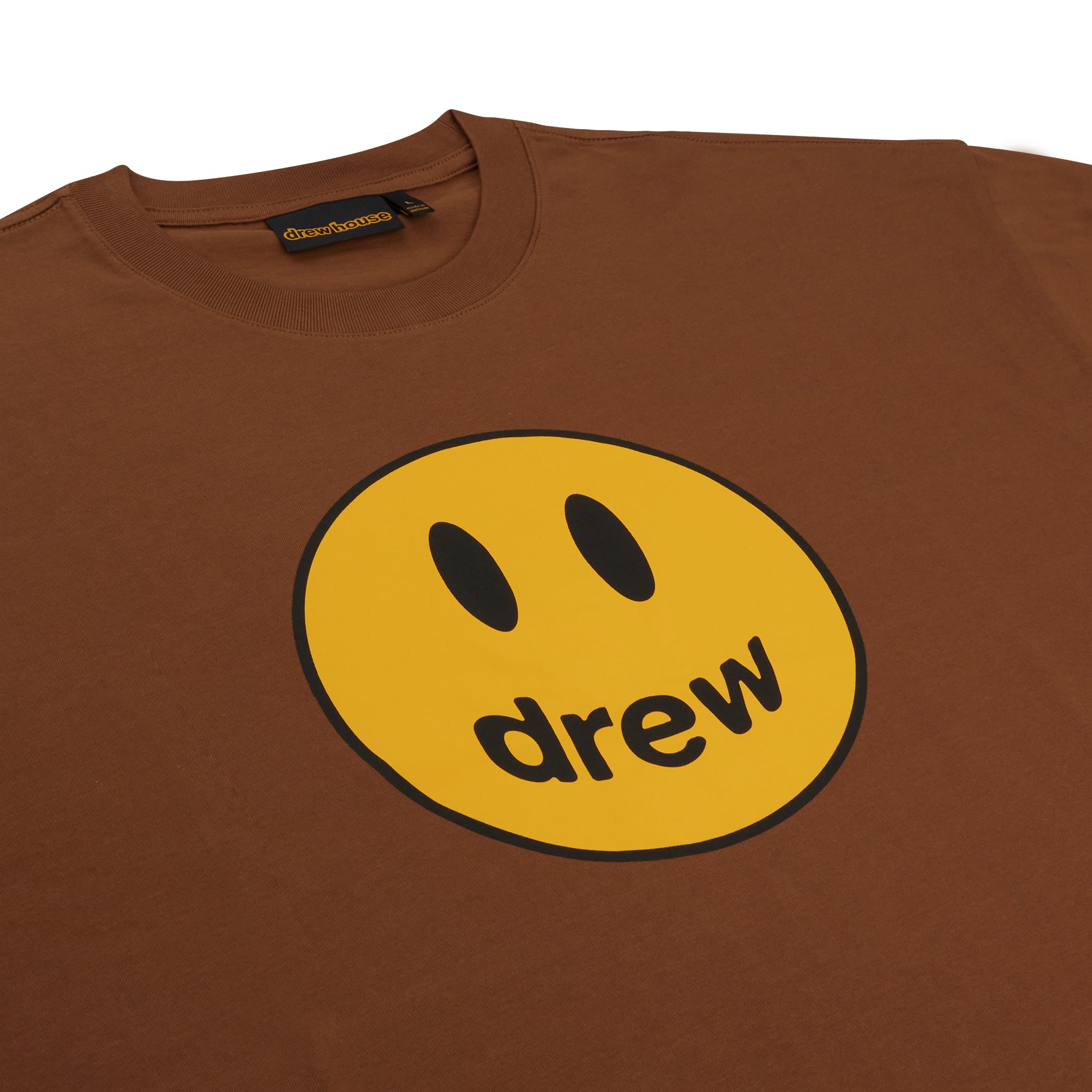 Drew House Mascot Graphic T-Shirt - Soft Cotton Brown Tee for Men & Women | Casual Streetwear, Lounge & Everyday Outfit