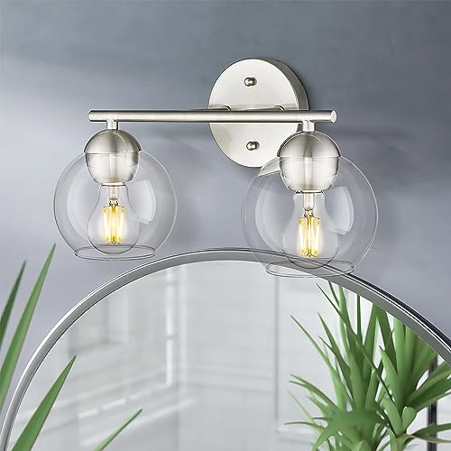 Brushed Nickel -2 Light