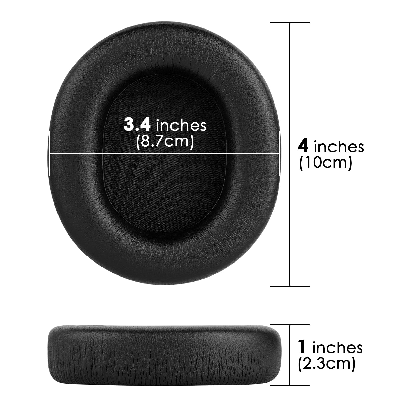 Premium Replacement Ear Pads for Turtle Beach Stealth 600/500/400/300 Gaming Headphones - Soft Protein Leather Cushions (Black) - Comfort Upgrade for Long Gaming Sessions & Noise Isolation