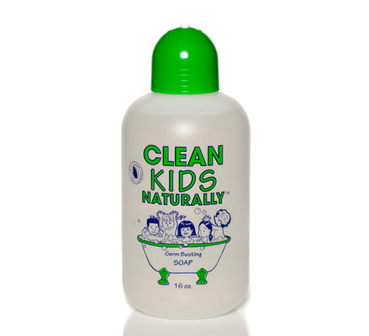 Gabriel Clean Kids Germ Busting Soap - Natural & Gentle Antibacterial Hand Wash for Children - Perfect for School, Daycare & Home Use