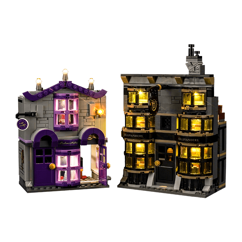 LEGO Ollivanders & Madam Malkin's Robes 76439 Light Kit - DIY LED Lighting Set for Harry Potter LEGO Sets - Perfect for Display & Nighttime Illumination