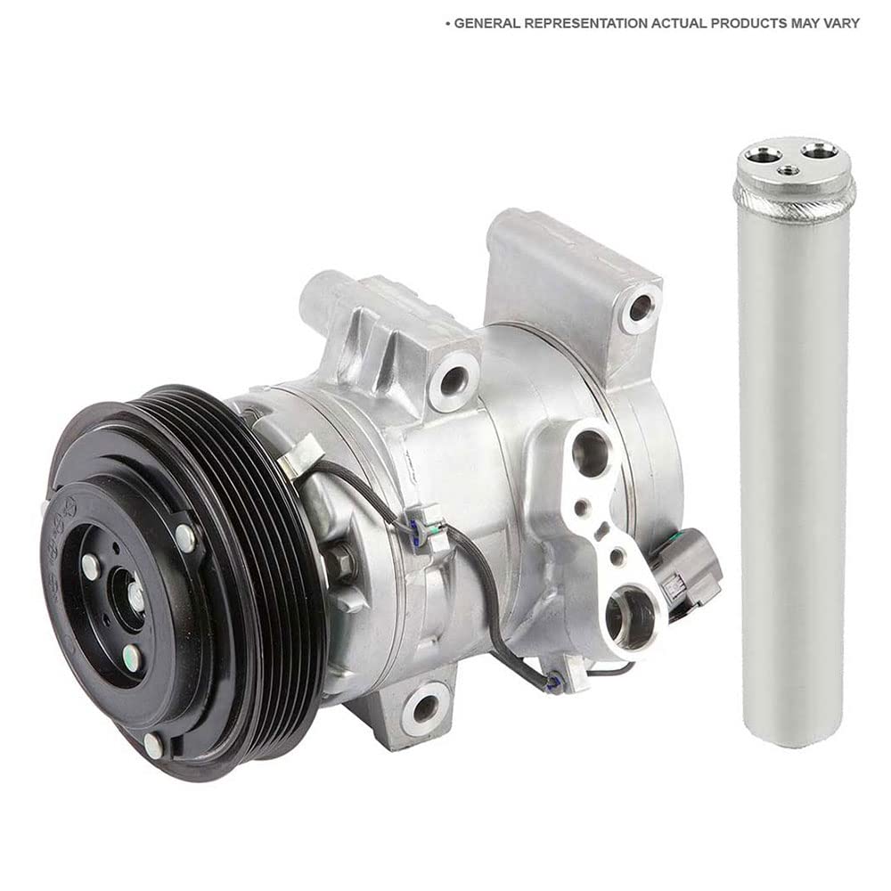New OEM AC Compressor with A/C Clutch & Drier for Cadillac ATS 2013-2015 - Replacement Part 61-88022R4 | BuyAutoParts | Perfect for Summer Cooling & HVAC System Repair