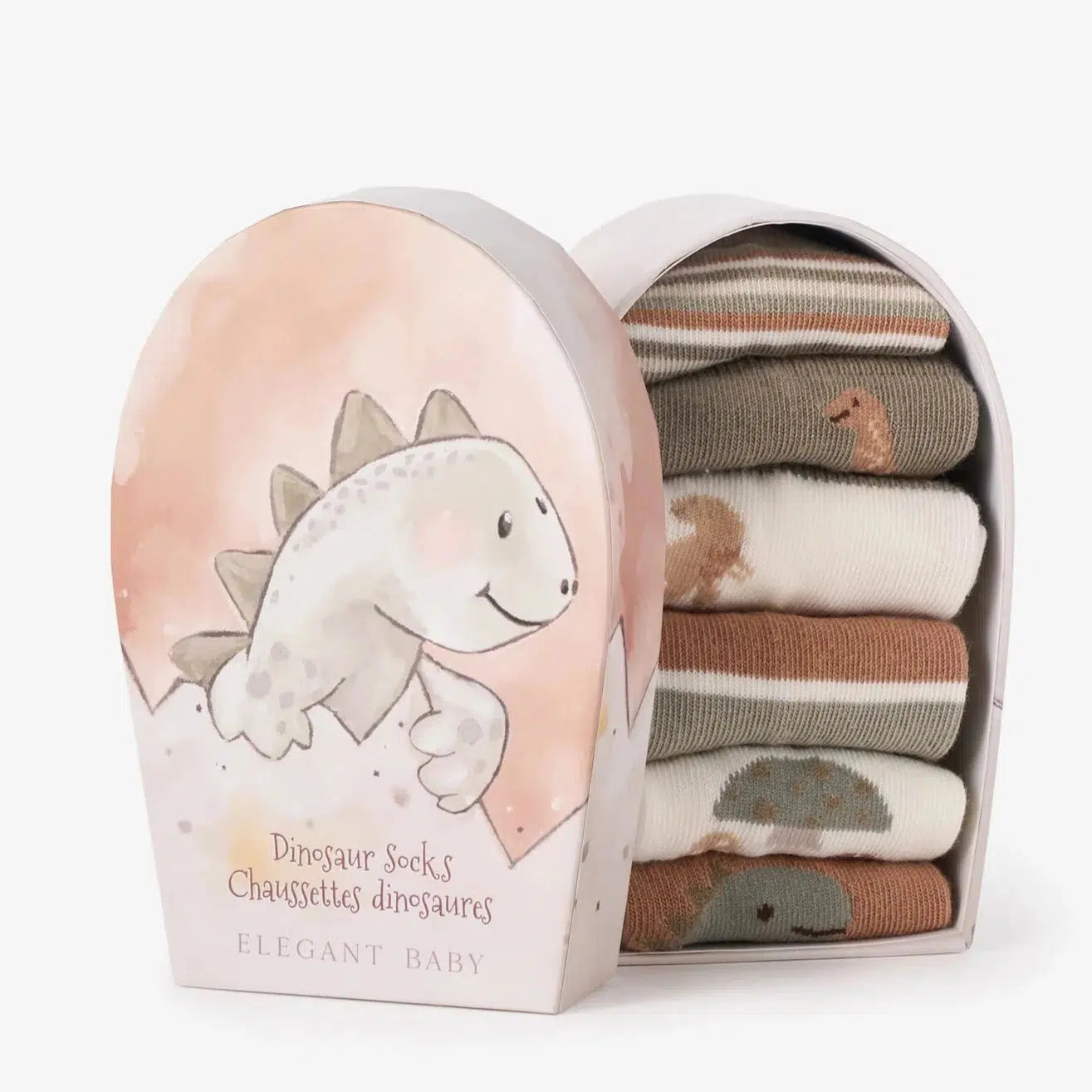 **Cute Baby Dinosaur Ankle Socks - 6 Pack for Boys & Girls (0-12 Months) - Soft & Comfortable for Playtime, Outfits & Gifts**