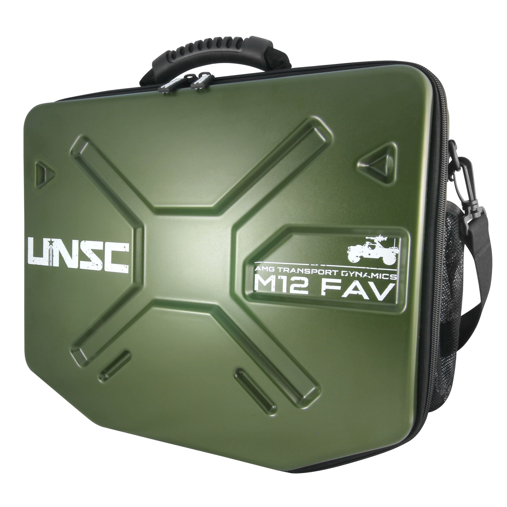 Halo 4 UNSC Warthog Messenger Bag - Officially Licensed The Coop Gaming Backpack for Men & Women - Perfect for School, Work & Comic Con Cosplay