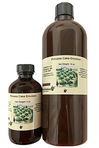 OliveNation Princess Cake Emulsion - 8 oz Gluten-Free Kosher Baking Flavoring - Premium Quality for Cakes, Cupcakes & Desserts - Perfect for Home Bakers & Professional Chefs