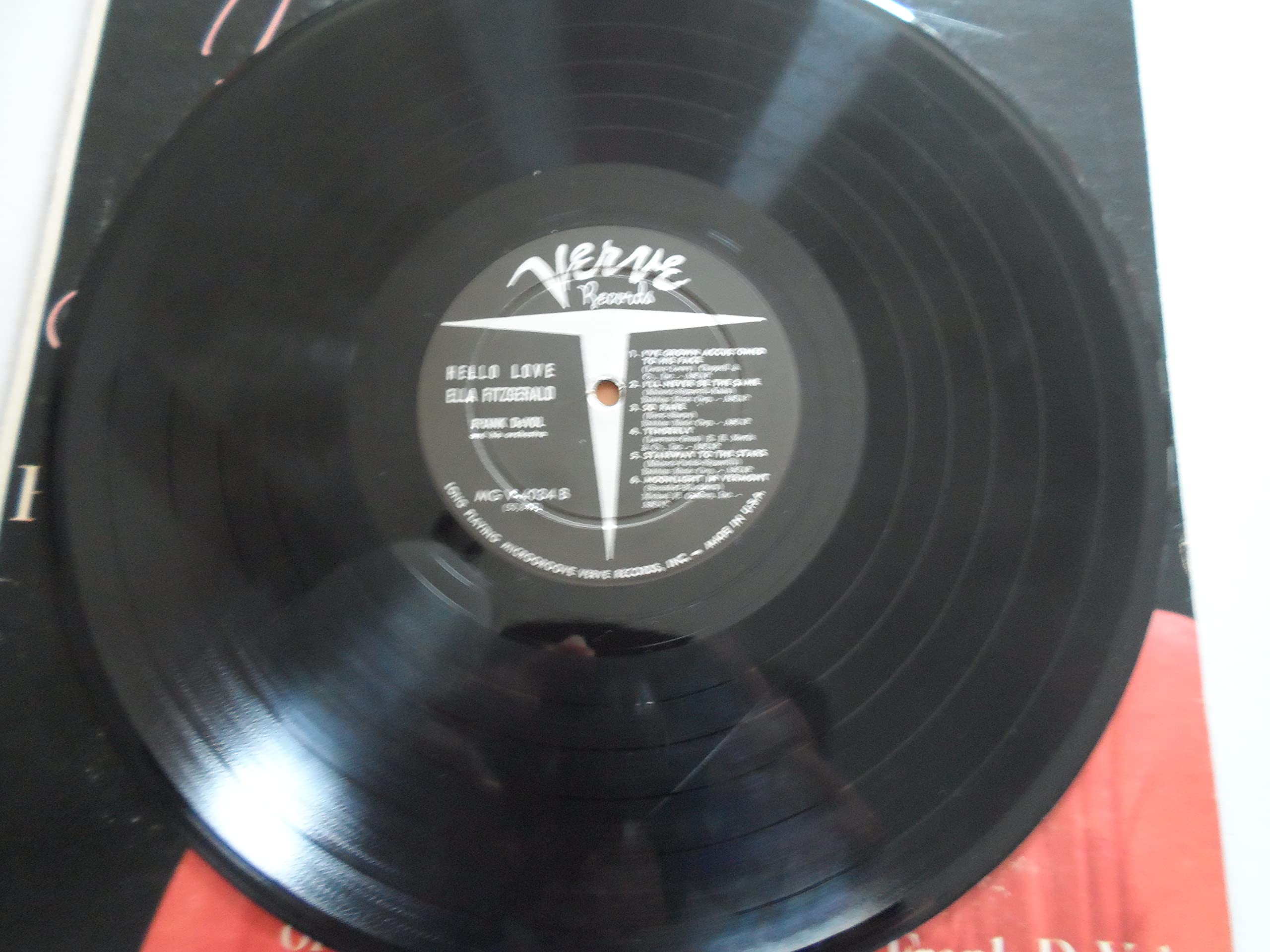 Hello Love [Vinyl] by Ella Fitzgerald - Classic Jazz Record for Music Lovers, Perfect for Romantic Evenings & Vinyl Collectors